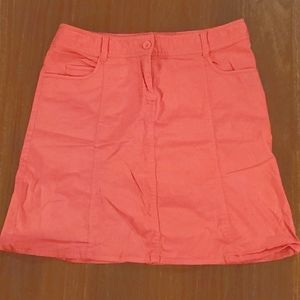 H&M Women's Coral Mini Skirt - Size 10